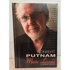 SIGNED Norbert Putnam Music Lessons Paperback Memoir Muscle Shoals